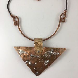 Handcrafted Copper and Brass Necklace